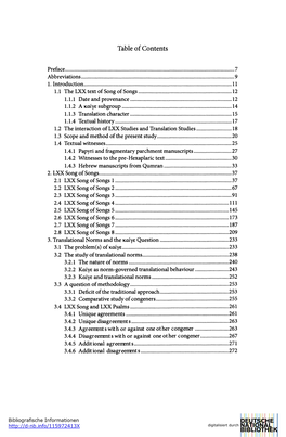 Table of Contents