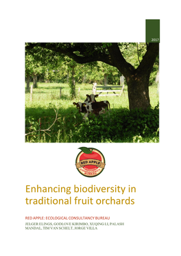 Enhancing Biodiversity in Traditional Fruit Orchards