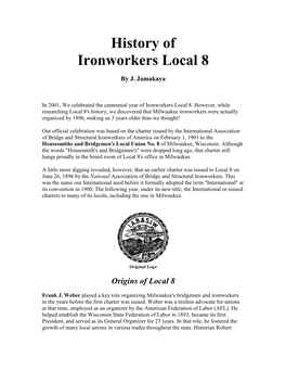 History of Ironworkers Local 8