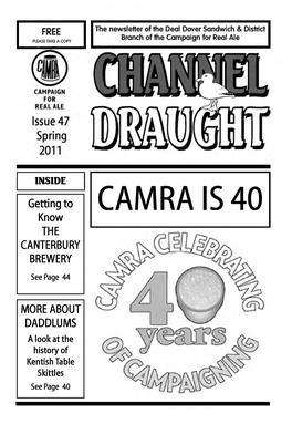 CAMRA IS 40 Know the CANTERBURY BREWERY