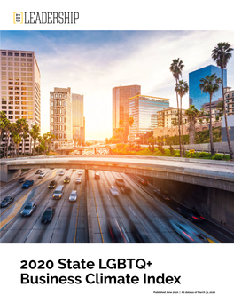 2020 State LGBTQ+ Business Climate Index