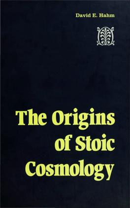 Of Stoic Cosmology SI 7.50