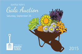 Gala Auction Saturday, September 26