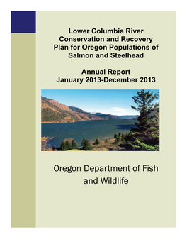 Oregon Department of Fish and Wildlife