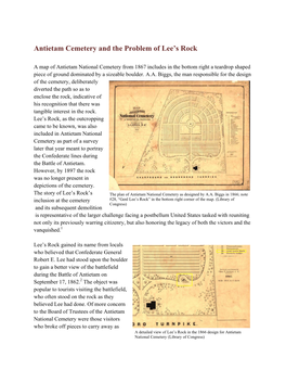 Antietam Cemetery and the Problem of Lee's Rock