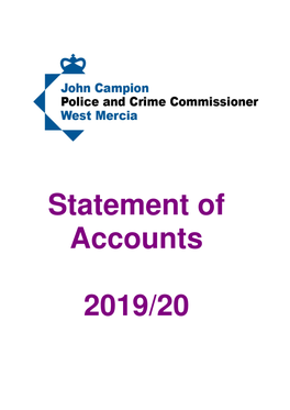 Statement of Accounts 2019/20