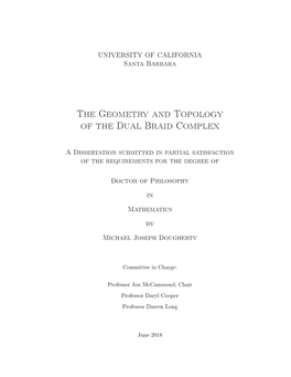 The Geometry and Topology of the Dual Braid Complex