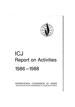 Report on Activities 1986-1988