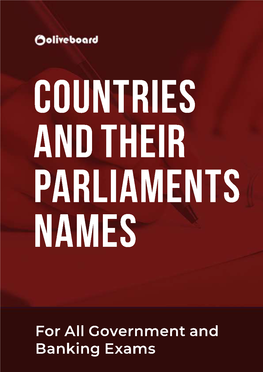 Countries & Their Parliament Names