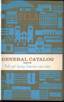 UCLA General Catalog 1964-65