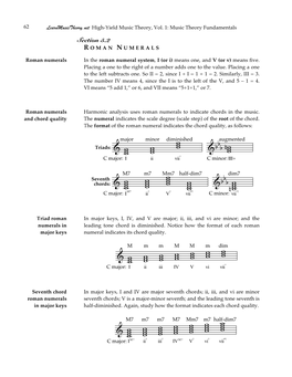 Roman Numerals in the Roman Numeral System, I (Or I) Means One, and V (Or V) Means Five