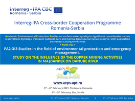 Presentation PA2.OI3-Sudies – Copper Mining in Majdanpek