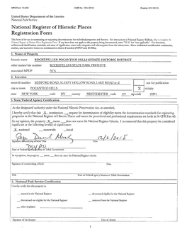 National Register of Historic Places Registration Form