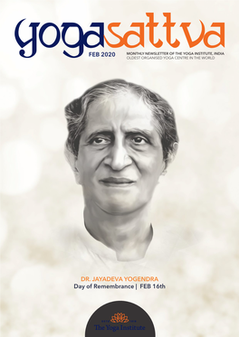 DR. JAYADEVA YOGENDRA Day of Remembrance | FEB 16Th