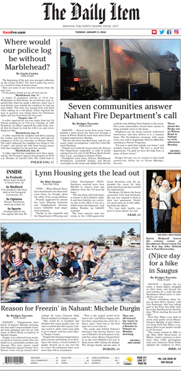 Seven Communities Answer Nahant Fire Department's Call