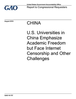 US Universities in China Emphasize Academic Freedom but Face