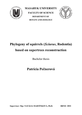 Phylogeny of Squirrels (Sciurus, Rodentia) Based on Supertrees Reconstruction