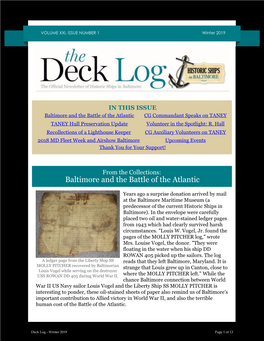 Deck Log Newsletter