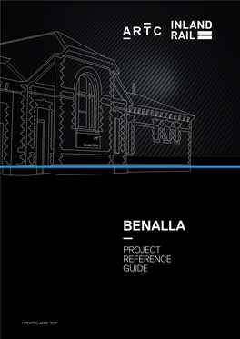 Benalla Reference Guide | 3 KEY STEPS to DELIVER INLAND RAIL in BENALLA REFERENCE DESIGN/ DETAILED DESIGN/ EARLY CONTRACTOR CONTRACTOR INVOLVEMENT (ECI) AWARDED