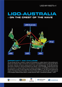LIGO-Australia – on the Crest of the Wave