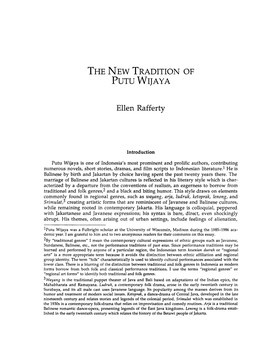 The New Tradition of Putu Wijaya 105