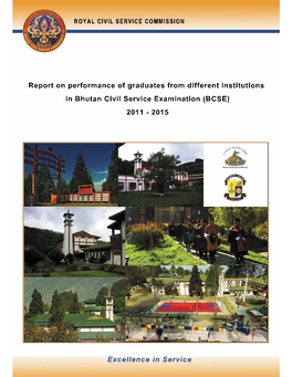 BCSE 2011-2015 Performance Report