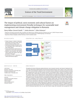 The Impact of Political, Socio-Economic and Cultural Factors