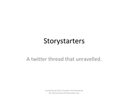 Storystarters