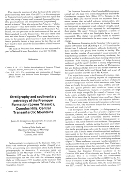 Stratigraphy and Sedimentary Petrology of the Fremouw Formation (Lower Triassic), Cumulus Hills, Central Transantarctic Mountain