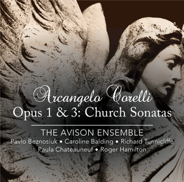 Arcangelo Corelli Opus 1 & 3: Church Sonatas