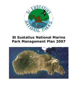 St Eustatius National Marine Park Management Plan 2007