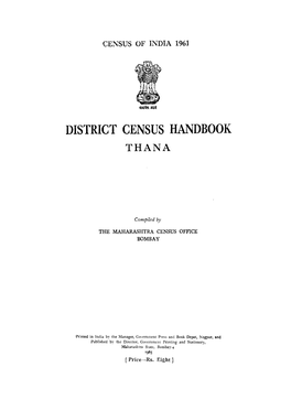 District Census Handbook, Thana