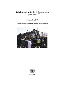 Suicide Attacks in Afghanistan (2001-2007)