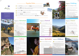Things to Do in Bhutan Brochure
