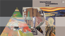International Art Exhibitions 2018.01