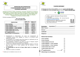 Entretien Des Dispositifs D'assainissement Non