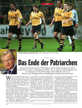 Das Ende Der Patriarchen Borussia Dortmund Und Der Vfb Stuttgart Sind Die Enttäuschungen Der Saison