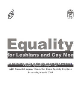 Equality in Accession Process, ILGA-Europe, 2001