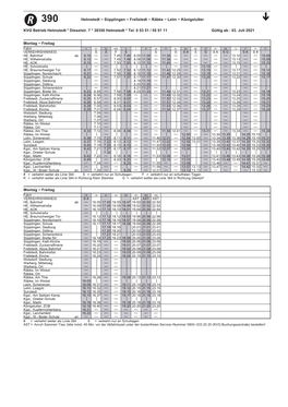 Helmstedt − Süpplingen − Frellstedt − Räbke − Lelm − Königslutter KVG Betrieb Helmstedt * Dieselstr