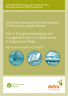 Sand Dune Processes and Management for Flood and Coastal Defence