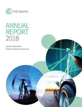 IHS Markit 2018 Annual Report