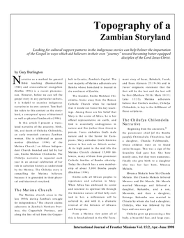 Topography of a Zambian Storyland