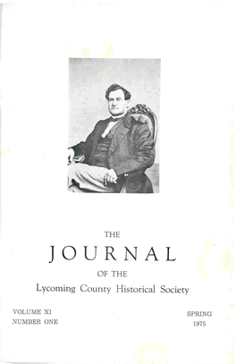 Journal of the Lycoming County Historical Society, Spring 1975