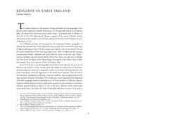 KINGSHIP in EARLY IRELAND Charles Doherty