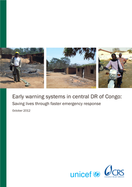 Early Warning Systems in Central DR of Congo