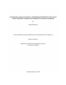 View of Previous Workers’ Attempts at Dating and Thus Constraining the Timing of Ore Formation in The