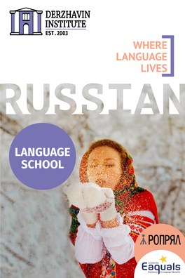 Language School at a Glance, Here Are the Key Factors Why You Should Choose Derzhavin Institute If You Are Сontent Planning to Study Russian in Russia