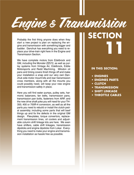 Engine & Transmission