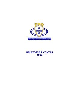 Relatório E Contas 2002