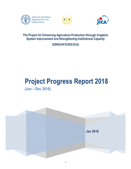 Project Progress Report 2018 (Jan – Dec 2018)